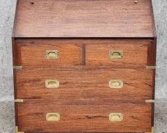 20th Century Slant Front Campaign Style Desk
