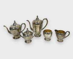 F.B Rogers Sterling Silver 5 PC Tea Set 1702 Grams
