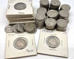 119 Buffalo Nickels
