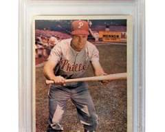 Vintage Richie Ashburn 1957 70 Topps Trading Card Professional Sports Authenticator PSA Authenticated

