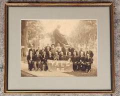 Original 1956 Yale Campus Framed black and white Photo
