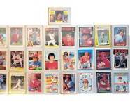 Vintage Pete Rose Topps Cincinnati Red and Phillies MLB Baseball Trading Cards Include 505, 393, 458, and 20
