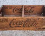 Antique Wood Coca Cola Crate Bottle holder
