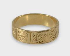 Fine 14K Yellow Gold Ring Size Size 8
