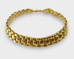 Fine Italian 14K Yellow Gold 7 Bracelet
