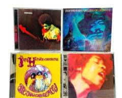 JIMI HENDRIX CD Music Albums- 1997 Are You Experienced?, 1997 Electric Ladyland, 2010 Valleys of Neptune and 1997 Band of Gypsys
