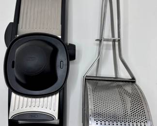 OXO Mandoline & Large Ricer Strainer
Lot #: 157