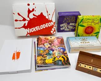 Nickelodeon Cards Set, 3 Sets Of Positive Thought Cards & Faux Match Stick Affirmations & Dice Game
Nickelodeon Cards Set, 3 Sets Of Positive Thought Cards & Faux Match Stick Affirmations & Dice Game
Lot #: 99
