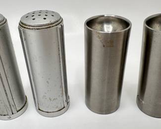 2 Sets Of Salt & Pepper Shakers: Kensington Aluminum & Stainless Steel Denmark
Lot #: 91