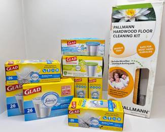 Hardwood Floor Cleaning Kit & Small (#302) & Medium Trash Bags (#52)
Lot #: 187