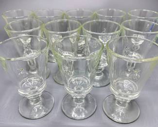 12 La Rochere France Napoleon Bee Wine Glassess, 8 Oz
Lot #: 46