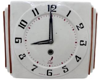 Jaz France Art Deco Windup Porcelain Clock
Lot #: 67