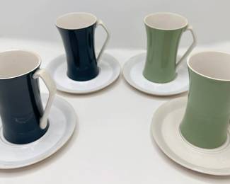 Set Of 4 Prelude Ironstone Styson By TKK Cups With 4 Saucers
Lot #: 84