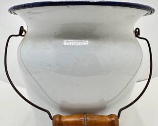 Large Vintage Enamel Chamber Pot
Lot #: 70