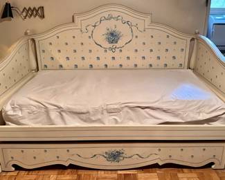 French Provincial Style Hand Painted Twin Day Bed With Trundle
Lot #: 76