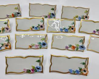 13 Vintage Noritake Japan Porcelain Place Holders
Lot #: 93