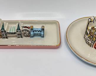 Anthropologie Ceramic Trinket Trays: London & Paris
Lot #: 170
