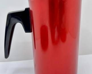Mid-Century Modern D.A.I. Denmark Erik Herlow Red Aluminum Barware Pitcher
Lot #: 54