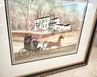 P. Buckely Moss signed lithographs