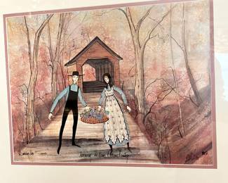 P. Buckely Moss signed lithographs