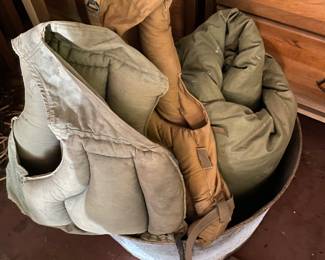 Korean War Era Navy Life Jackets.