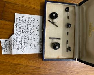 Mikimoto pearl tux set.