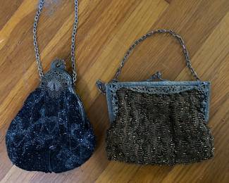 Cutest metal flapper bags.