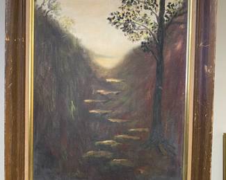 Hauntingly beautiful painting.