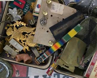 Loads of militariana. 