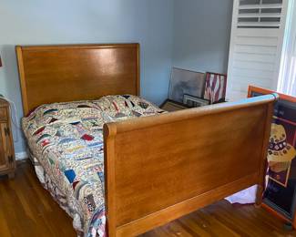 Simple in design and sturdy at heart, this maple marvel is calling you to an afternoon nap after a day in the garden.