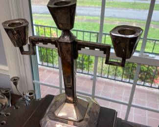 Bauhaus Sterling candle stick.