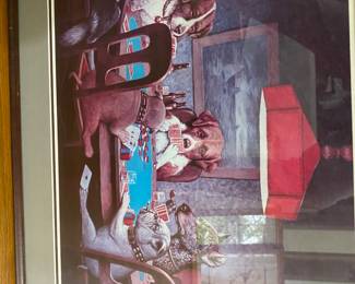 Which dog do you think will win this hand?