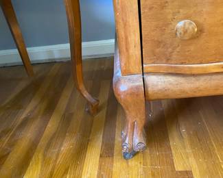 It is impossible to do “This Little Piggy” with most antique furniture.