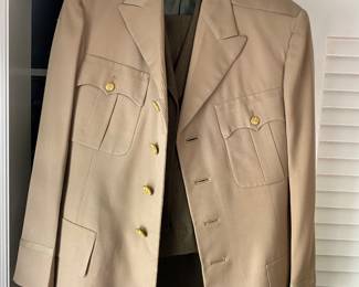 Dress wool uniform and coat..