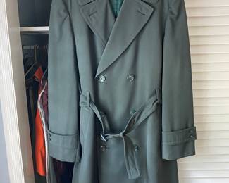 US Army long jacket.