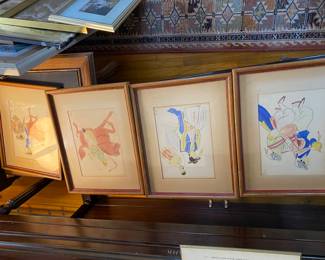 1950's Korean street watercolors.