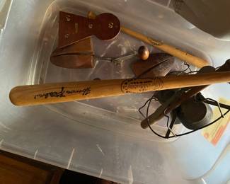 Miniature bat of Harmon Killebrew. If the last name Killebrew doesn't sound like a noble summer past time I don't know what does.