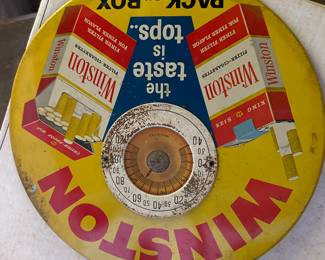 The temperature is always right for a delicious Winston cigarette!