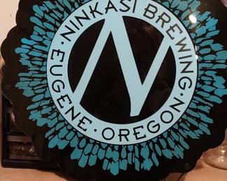 Ninkasi Brewing LED Lighted Advertisement Bar Sign Eugene Oregon Craft Beer Logo