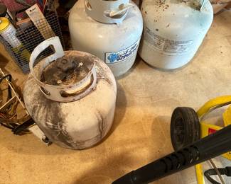 #61	Propane Tanks- Three all full	 $45.00 
