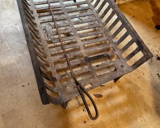 #62	Cast Iron Fireplace Grate - 27Lx15	 $20.00 
