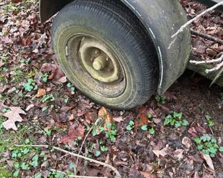 #66	One Axle Utility Trailer 8'x5' - No electrical 	 $300.00 
