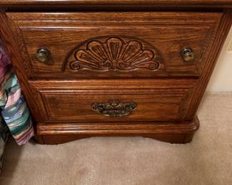 #19  Sumter Cabinet Co. Bedside Table with 2 drawers - 27x17x23  $75.00 
