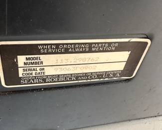 #46	Craftsman Table Saw - 10" - 3HP	 $200.00 
