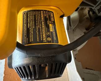 #42	Dewalt Compound Miter Saw w/Craftsman Table Model DW705 Type 2	 $300.00 
