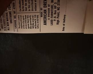 #1  (View 7) American Drew Table with 2 leaves (leaves in as in condition) with 6 chairs (chair seats fabric as is - easily recovered)  65-93x41x29  $275.00