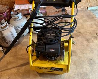 #55	Karcher Pressure Washer - w/briggs & Stratton Motor  - 2200 PSI, Model K-2200G - 6HP	$100
