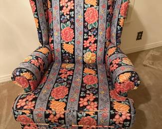 #4  (View 2) Set of 2 Asian style wingbacks - sold as a pair  $150.00 