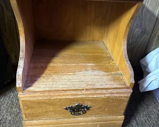 #27  Wood Nightstand (as is crack, finish) for project piece - 18x16x24	 $10.00 
