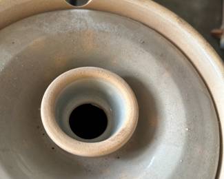 #69	No. 4 Churn w/lid (as is crack on top)	 $20.00 
